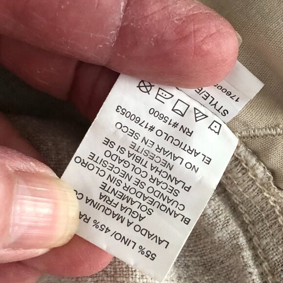 Briggs Linen Blend Relaxed Fit Pants 1760053 - Picture 4 of 10